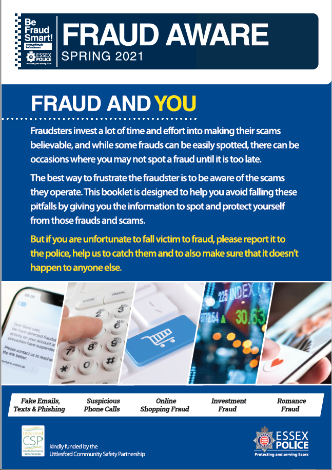 Fraud Aware Spring 2021 8 page Leaflet
