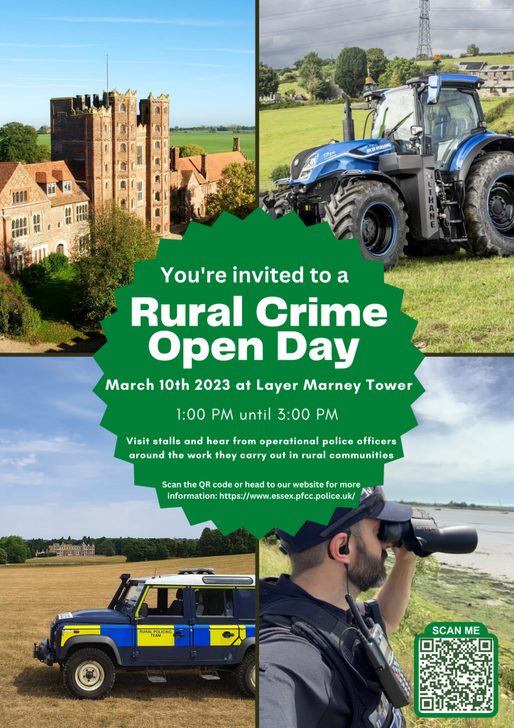 Rural Crime Strategy Launch Poster