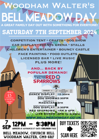 Bell Meadow poster 7th September 2024