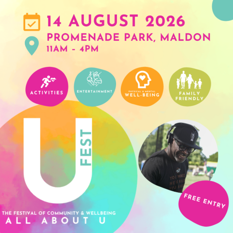 Image with details of UFest which is due to return to Maldon Promenade Park this August 14th