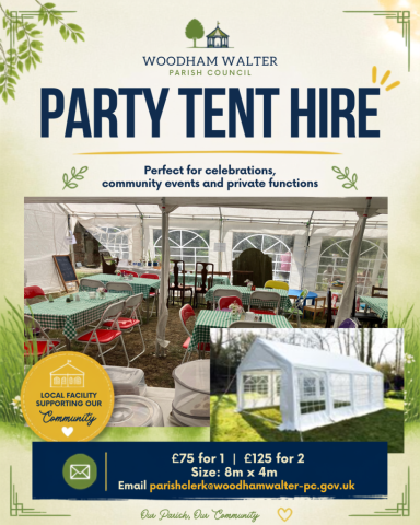 Party Tent Hire Advert