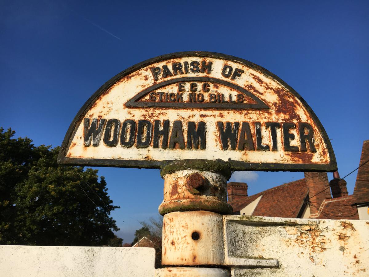 Woodham Walter Sign at Bell Junction
